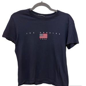 BRANDY MELVILLE navy blue los angeles top